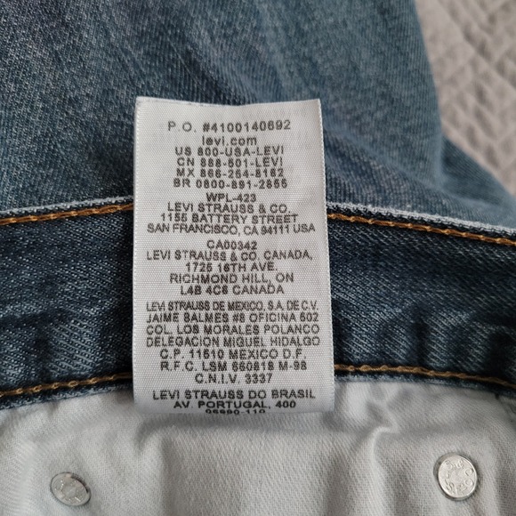 Levi's 527 bootcut jeans 36 X 32 100% cotton neutral streetwear casual preppy - Picture 14 of 16